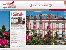 Tablet Screenshot of chambourcy.maisonsdefamille.com