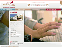 Tablet Screenshot of oasis.maisonsdefamille.com