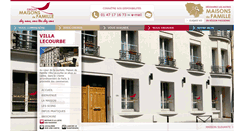 Desktop Screenshot of lecourbe.maisonsdefamille.com