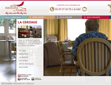 Tablet Screenshot of cerisaie.maisonsdefamille.com