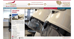 Desktop Screenshot of eaux-vives.maisonsdefamille.com